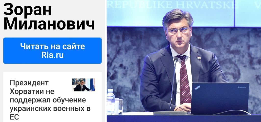 Milanović ustrajno štiti interese Kremlja. Glavna je zvijezda u Putinovim medijima, a izoliran u demokratskom svijetu