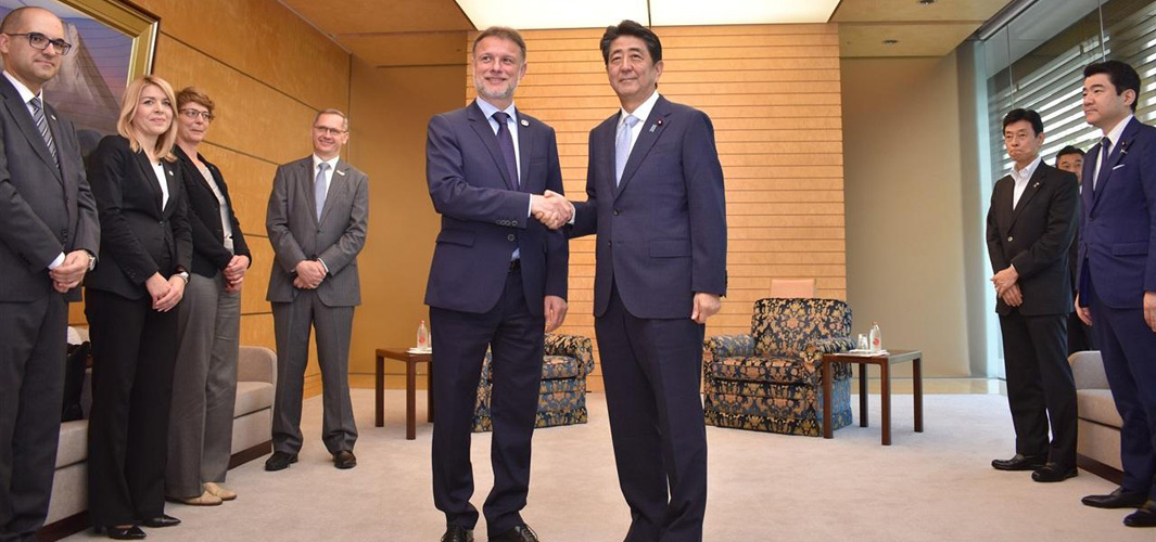 Gordan Jandroković započeo službeni posjet Japanu sastankom s premijerom Shinzom Abeom