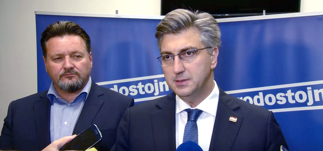 Plenković: Prihvatio sam ostavku ministra uprave i političkog tajnika HDZ-a na obje funkcije - Svoj će rad nastaviti u Saboru