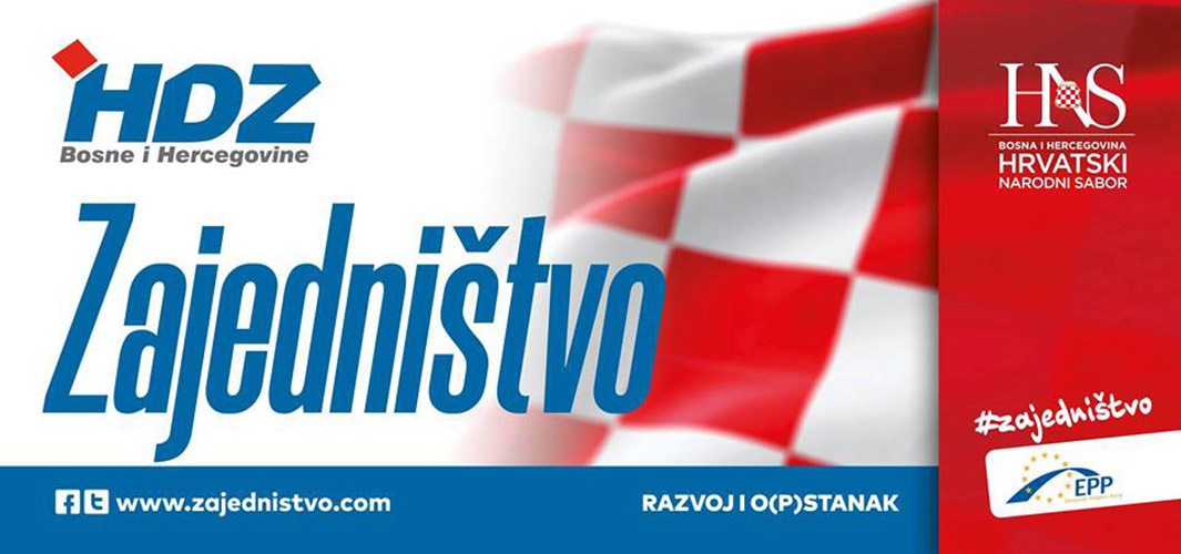 HDZ BiH: RH je najveći saveznik Bosne i Hercegovine, a Hrvati predvodnici njenog puta u EU i NATO