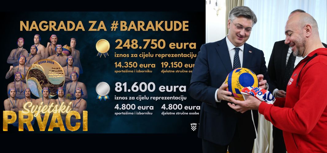 Dok se Tomašević nije udostojao čak ni odgovoriti na upite da Grad Zagreb dočeka Barakude, naša ih je Vlada - nagradila!