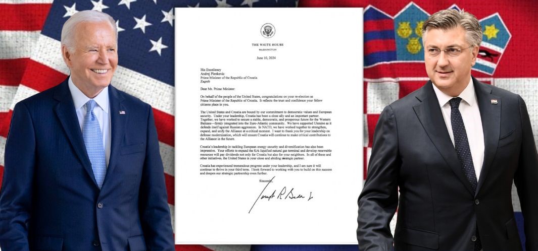 Biden čestitao Plenkoviću: Hrvatska je pod Vašim vodstvom doživjela golemi napredak, a siguran sam da će napredovati i u Vašem 3. mandatu!