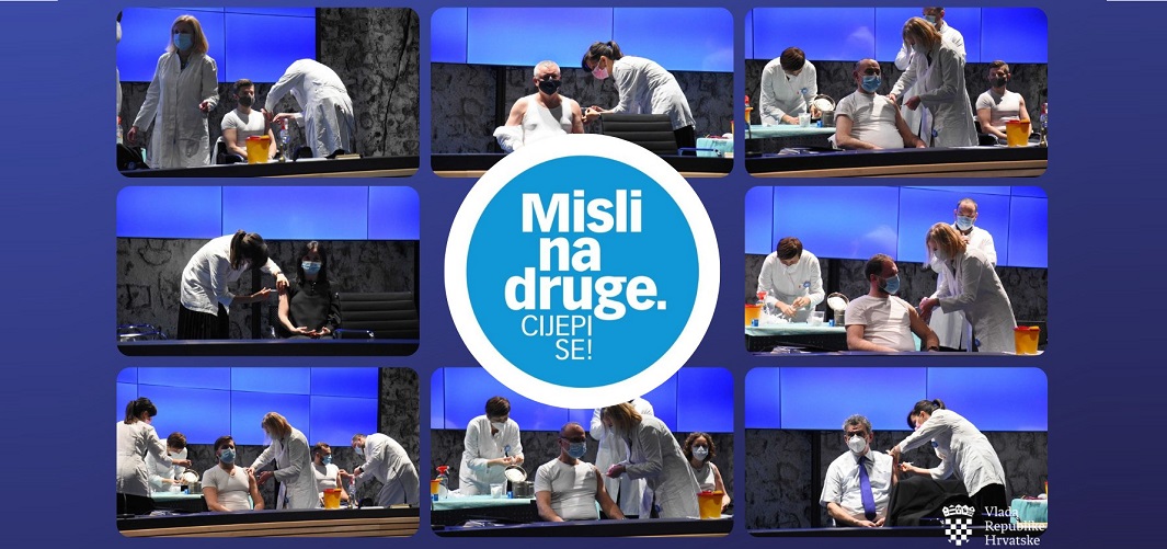 Potres & korona - istodobna borba na dvije fronte: Javno se cijepili ministri & poslali poruku povjerenja u znanost i medicinu!