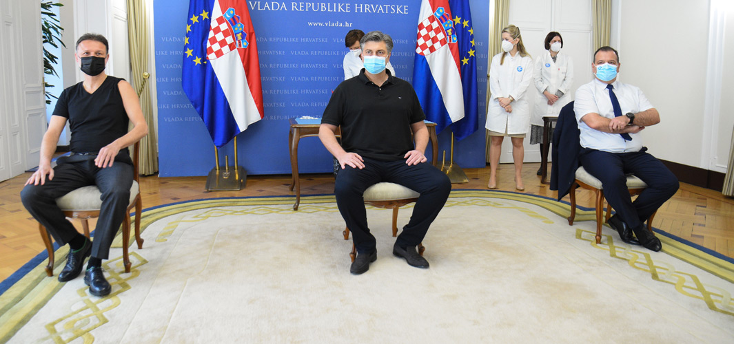 Plenković, Jandroković & Beroš cijepili se AstraZenecom. Snažna poruka povjerenja u medicinu & znanost!