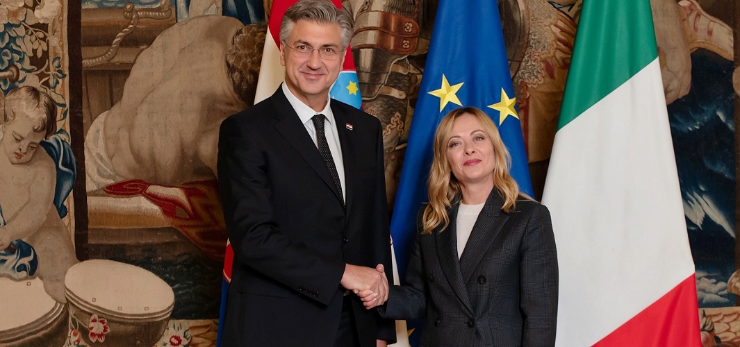 Plenković i Meloni odnose RH i Italije ocijenili izvrsnim - Najavili jačanje obrambene i gospodarske suradnje & sastanak dviju vlada