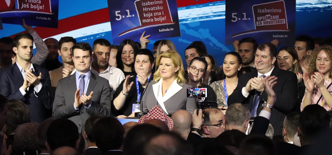 Kolinda Grabar-Kitarović nakon prvog kruga: Sada svi zajedno idemo po pobjedu!
