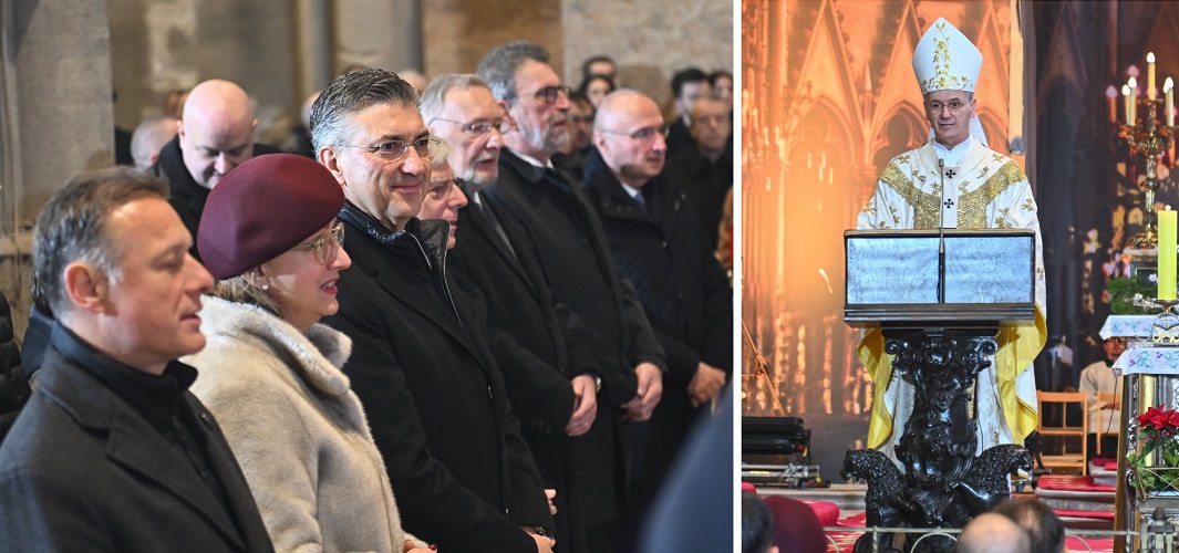 Božićna misa u Zagrebačkoj katedrali nakon 5 godina obnove