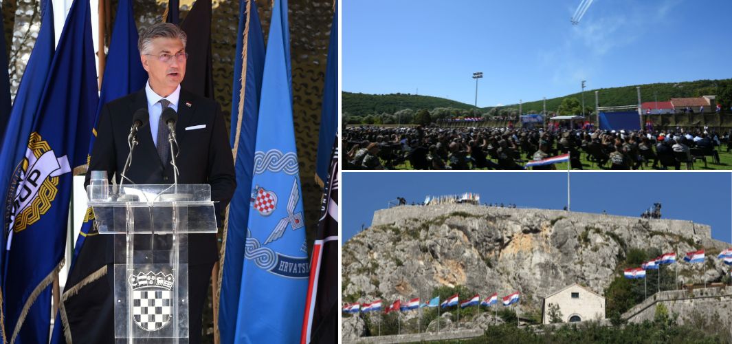Snažni u miru, ujedinjeni u dostojanstvu i trajno zahvalni onima koji su za Domovinu dali sve! Živjela suverena, slobodna i ponosna Hrvatska!