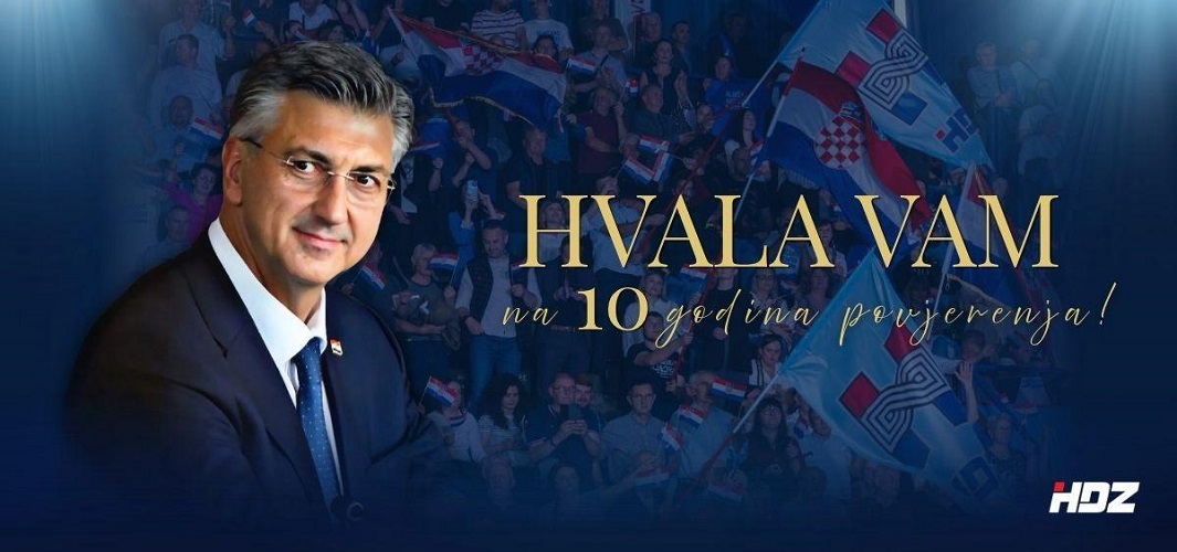 Andrej Plenković - 10 godina na čelu HDZ-a!