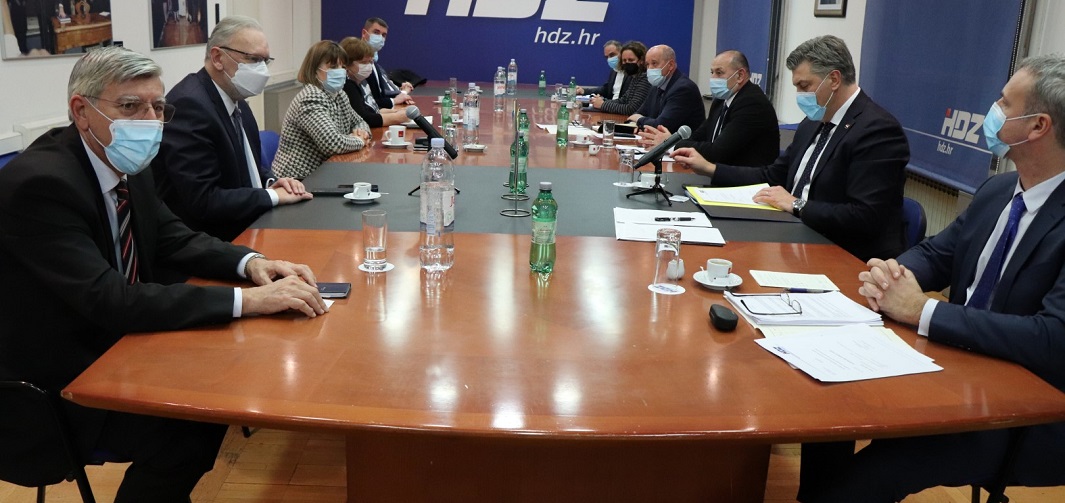 Puna potpora borbi protiv COVID-a & Plenkovićevu međunarodnom angažmanu u cilju postizanja dogovora o izbornoj reformi u BiH 