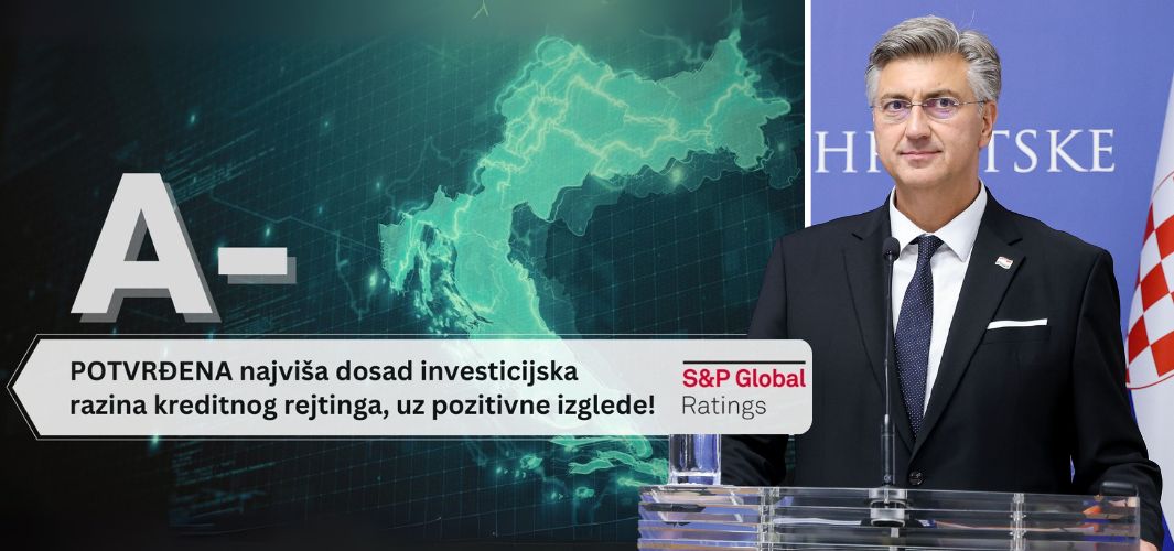 A razina kreditnog rejtinga potvrda je da Hrvatska ide dobrim smjerom